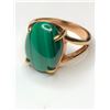 Image 2 : 14K Yellow Gold Malachite Ring