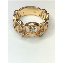 14K Yellow Gold Diamond Ring