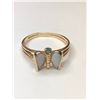 Image 1 : 14K Yellow Gold Butterfly Ring