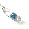 Image 3 : 10K White Gold Blue Diamond(0.45Ct,I2) Diamond(0.06ct) Treated Diamond Ring (~Size 6) (~weight 1.67g