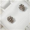 Image 3 : 14K White Gold Diamond(0.5Ct,I1-I2,F-G) Earrings (~weight 0.52g), Made in Canada, Appraised Retail $