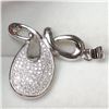 Image 2 : Silver Cubic Zirconia Pendant, Suggested Retail Value $160