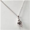 Image 3 : Silver Cubic Zirconia Necklace (~length 18"cm), Suggested Retail Value $100