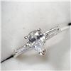 Image 3 : Silver Cubic Zirconia Ring (~Size 7), Suggested Retail Value $160