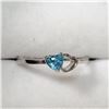 Image 1 : Silver Blue Cz Ring (~Size 6.5), Suggested Retail Value $150