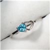 Image 3 : Silver Blue Cz Ring (~Size 6.5), Suggested Retail Value $150