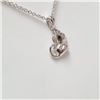 Image 3 : Silver Cubic Zirconia Necklace (~length 18"cm), Suggested Retail Value $160