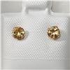 Image 1 : 10K Yellow Gold Citrine Earrings, Suggested Retail Value $200