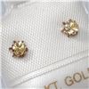 Image 3 : 14K Yellow Gold Citrine Earrings, Made in Canada, Suggested Retail Value $100