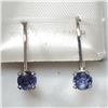 Image 1 : Silver Iolite Earrings, Suggested Retail Value $80