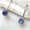 Image 3 : Silver Iolite Earrings, Suggested Retail Value $80