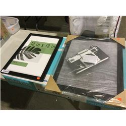 Lot of 2 Picture Frames