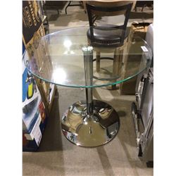 Round Glass Top Table