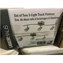 UberHaus Set of Two 3-Light Track Fixtures