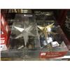 Image 1 : Home Accents Holiday 14" Tree Topper Lot of 2