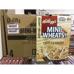 Case of Mini Wheats Vanilla Latte Flavor (12 x 439g)