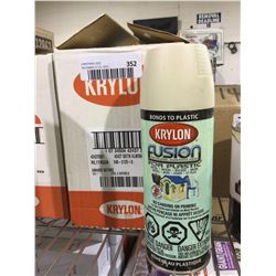 Case of Krylon Fusion for Plastic Aerosol Spray (6 x 340g)