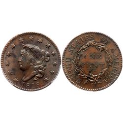 1818 N-6 MS60+ PCGS MS62