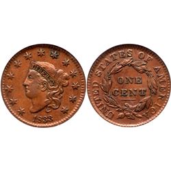 1833 N-2 C/C VF35 NGC AU55BN