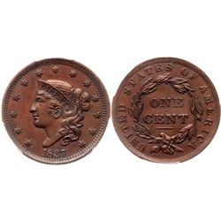 1837 N-10 D/C EF45 PCGS AU55