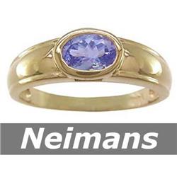 USGL Certified 1.00 ct Tanzanite Ring Solid 14kt Gold