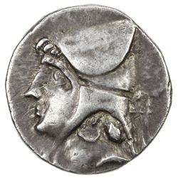 PARTHIAN KINGDOM: Arsakes II, c. 211-191 BC, AR drachm (4.11g), Rhagai. VF-EF