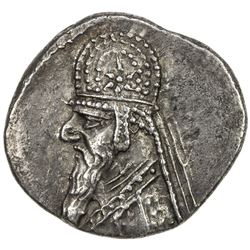 PARTHIAN KINGDOM: Mithradates II, 121-91 BC, AR drachm (4.01g), Ekbatana. EF