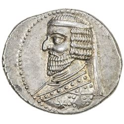 PARTHIAN KINGDOM: Phraates III, 70-57 BC, AR drachm (4.05g), Ekbatana. EF