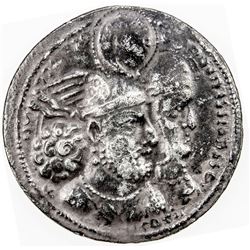 SASANIAN KINGDOM: Varhran II, 276-292, AR drachm (3.86g). VF