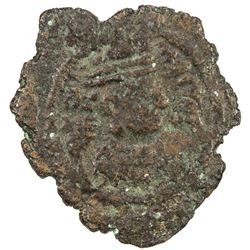 SASANIAN KINGDOM: Ardashir III, 628-630, AE pashiz (0.82g), MM, year 2. F