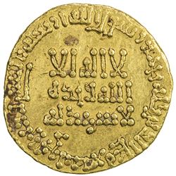 ABBASID: al-Mansur, 754-775, AV dinar (4.22g), NM, AH151. VF-EF