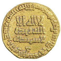 ABBASID: al-Rashid, 786-809, AV dinar (3.89g), NM, AH172. F