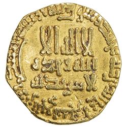 ABBASID: al-Rashid, 786-809, AV dinar (3.71g), NM, AH18X. VF
