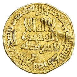 ABBASID: al-Rashid, 786-809, AV dinar (4.00g), NM (Misr), AH175. VF