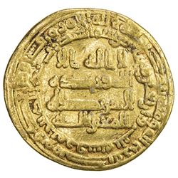ABBASID: al-Mutawakkil, 847-861, AV dinar (4.14g), Marw, AH243. F-VF