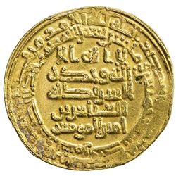 ABBASID: al-Musta'in, 862-866, AV dinar (4.25g), Samarqand, AH250. VF