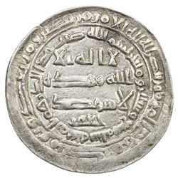 ABBASID: al-Mu'tamid, 870-892, AR dirham (3.01g), Arminiya, AH269. VF-EF