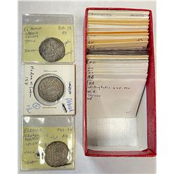ABBASID: LOT of 40 silver dirhams