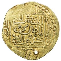 HAFSID: Abu 'Amr 'Uthman, 1435-1488, AV 1/2 dinar (2.02g), Tuzar, ND. VF