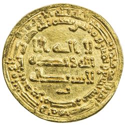TULUNID: Harun, 896-905, AV dinar (4.32g), Misr, AH289. AU