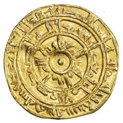 FATIMID: al-Mu'izz, 953-975, AV dinar (4.04g), Misr, AH365. VF
