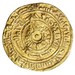 FATIMID: al-Mu'izz, 953-975, AV dinar (3.90g), Tarabulus, AH441. F-VF