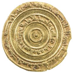 FATIMID: al-'Aziz, 975-996, AV dinar (3.97g), Misr, AH366. VF
