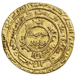 AYYUBID: al-Nasir Yusuf I (Saladin), 1169-1193, AV dinar (5.18g), al-Qahira, AH572. VF