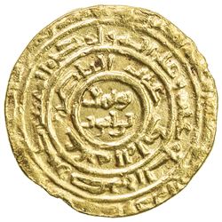 AYYUBID: al-Nasir Yusuf I (Saladin), 1169-1193, AV dinar (3.77g), al-Qahira, AH57x. VF