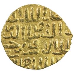 BAHRI MAMLUK: Sha'ban II, 1363-1376, AV dinar (4.25g), MM, DM. VF