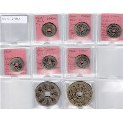 CHINA: LOT of 8 charms