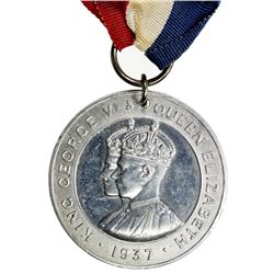 CHINA: aluminum medal, 1937. UNC