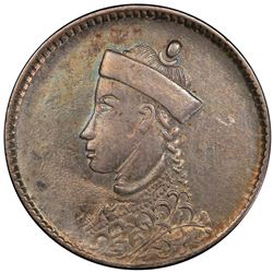 TIBET: AR 1/2 rupee, Chengdu mint, ND (1904-12). PCGS AU