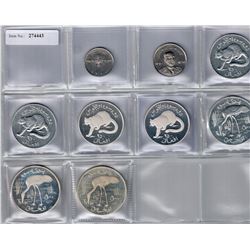 AFGHANISTAN: LOT of 9 coins